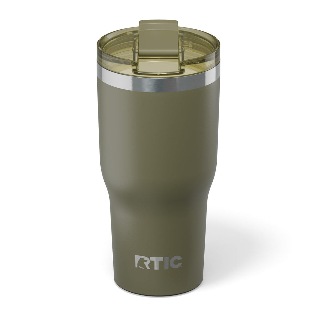 RTIC 30oz Essential Tumbler with Lid, Ceramic Lined, Olive