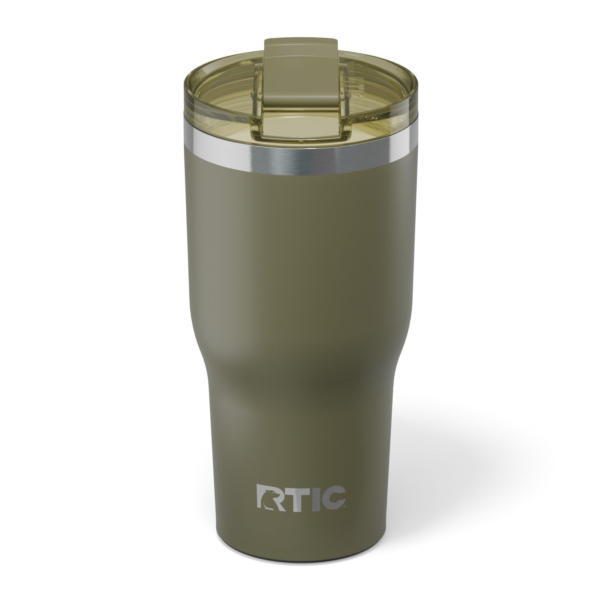 RTIC 30oz Essential Tumbler with Lid, Ceramic Lined, Olive