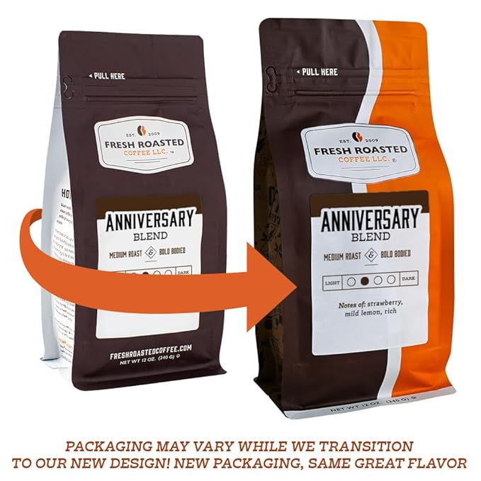 Fresh Roasted Coffee, FRC Light Roast Blend, 12 oz, Kosher, Ground