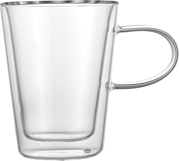 Restaurantware 5 oz Professional Glass Mug, 2 Pack