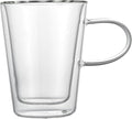 Restaurantware 5 oz Professional Glass Mug, 2 Pack