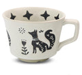 LINVIA 11 oz Ceramic Coffee Mug, Stoneware Teacup with Handle