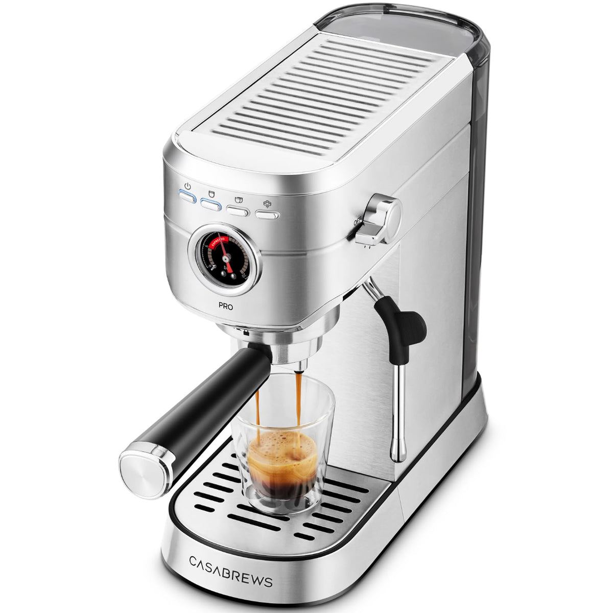 CASABREWS 5418 PRO Espresso Machine with Fast Heating System and Steam Wand
