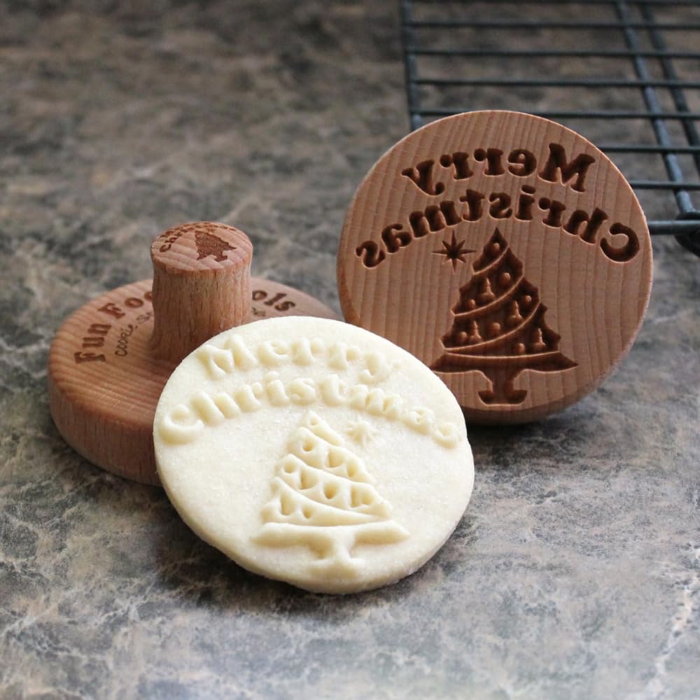 Fun Food Tools, Wood Cookie Stamp, 2.5 Inch (Chartres Cathedral CS-056)