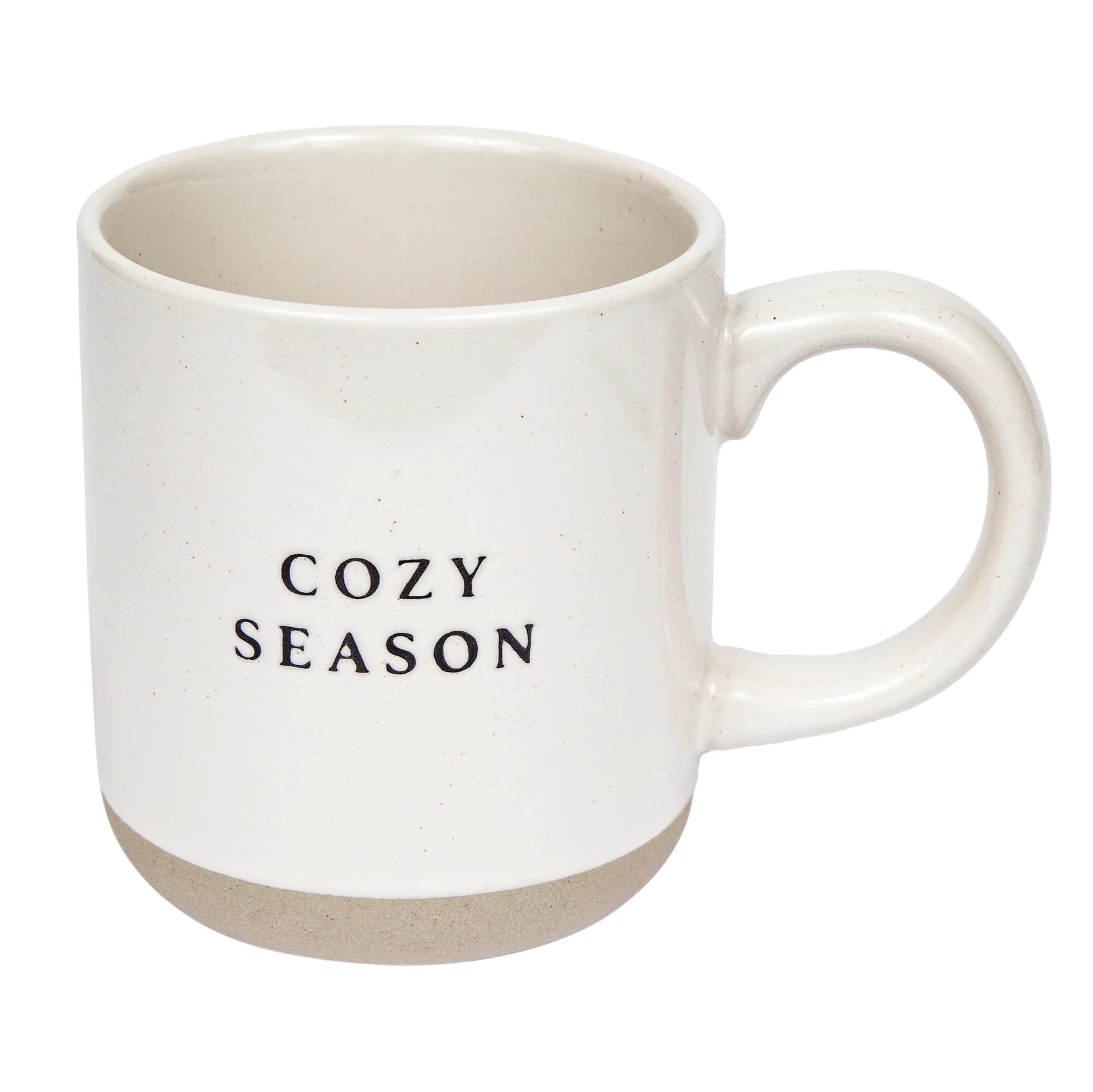 Sweet Water Decor Cozy Season Stoneware Coffee Mug | Fall and Winter Novelty Coffee Mugs | Microwave & Dishwasher Safe | 14oz Coffee Cup | Holiday Gift
