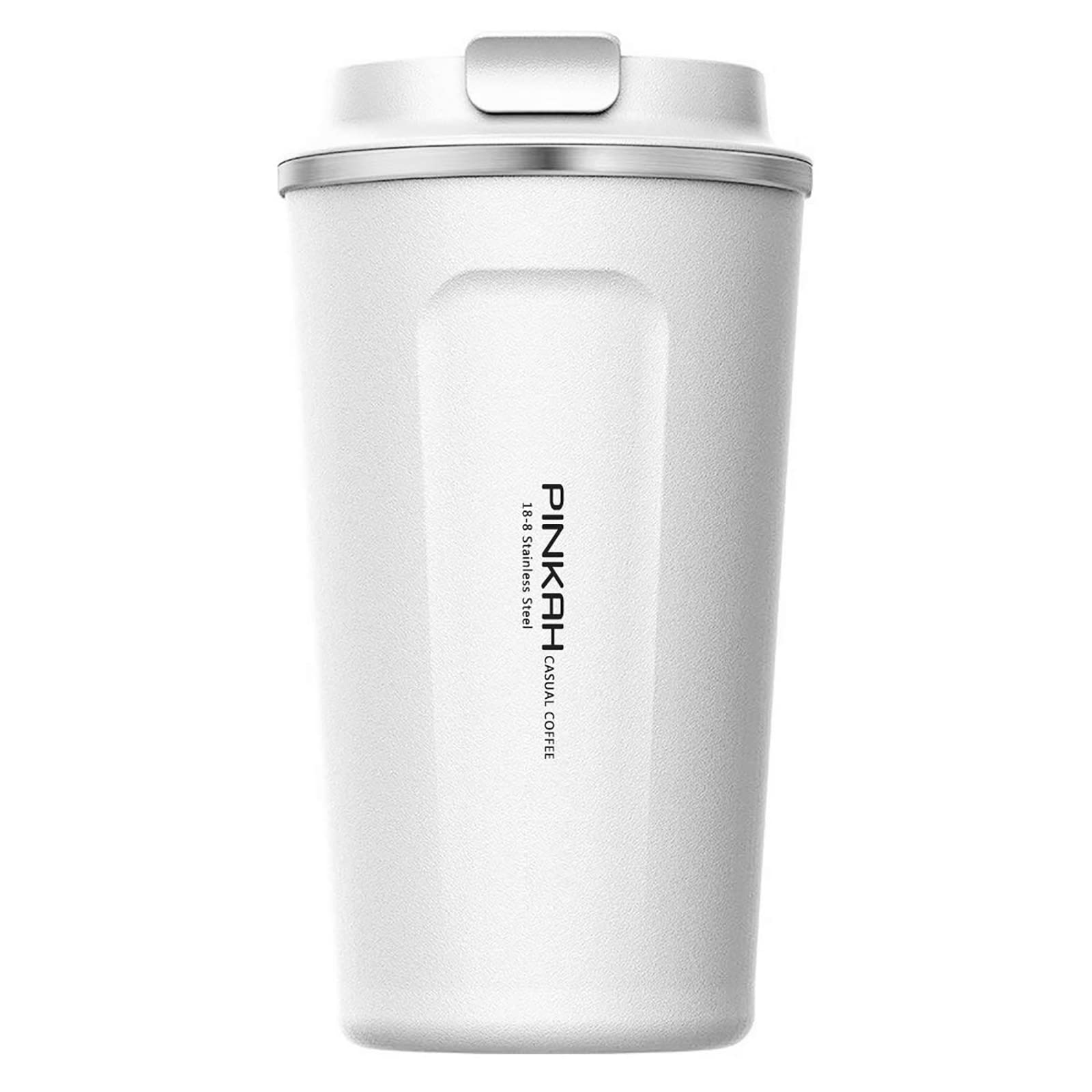 PINKAH 17OZ Vacuum Casual Travel Coffee Mug for Hot/Cold Coffee, Double Walled Stainless Steel Insulated Coffee Tumbler, Thermal Coffee Cup for Home Office