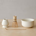 Matcha Kit - Premium Matcha Whisk Set with Traditional Bamboo Tools, Ideal Matcha Tea Set for Home (Matte Soft Pink)