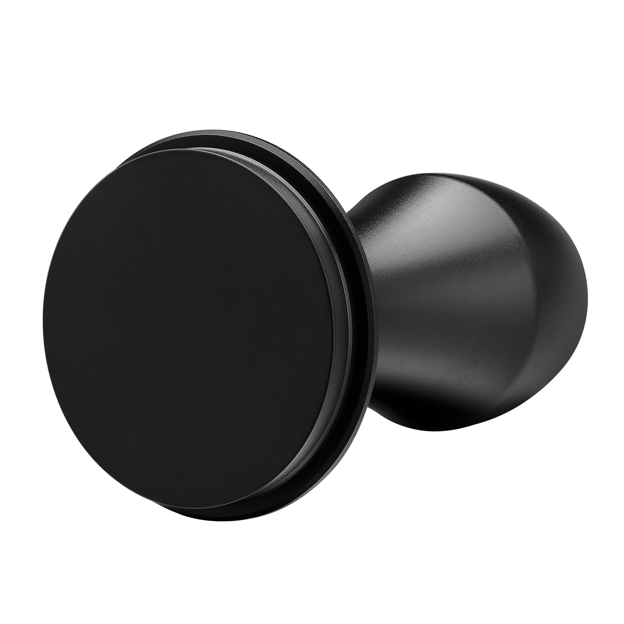 Normcore 58.5mm Espresso Coffee Tamper V4 - Spring Loaded Tamper With Titanium PVD Coating Flat Base -15lb / 25lb / 30lbs Replacement Springs