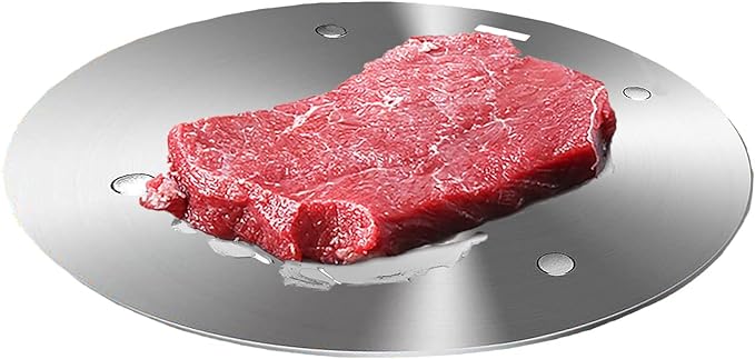 11inch Heat Diffuser Plate, Grouarty Stainless Steel Cooking Induction Adapter Simmer Plate for Electric Gas Glass Cooktop Hob Ring, Induction Cooktop Converter Plate With Handle