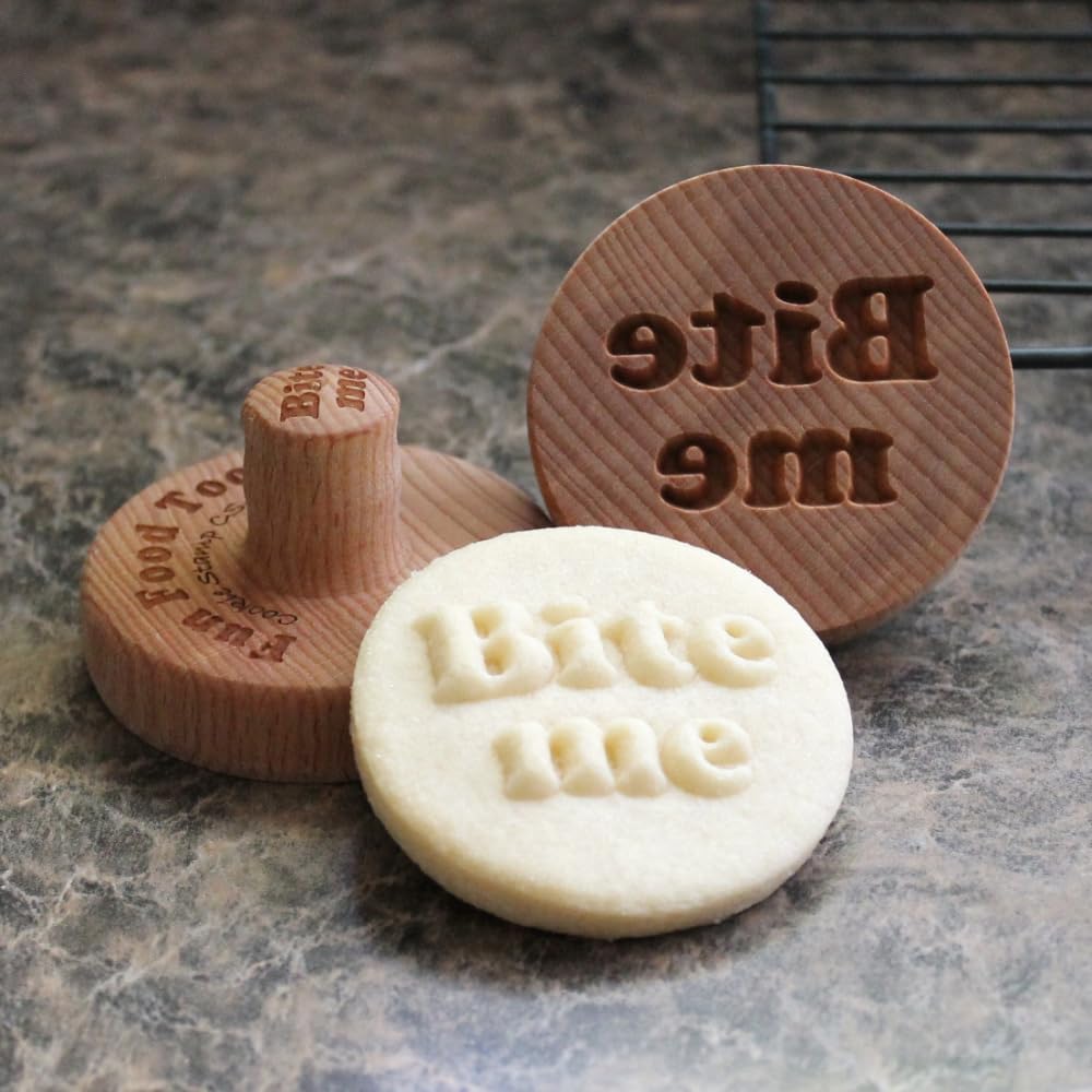 Fun Food Tools, Wood Cookie Stamp, 2.5 Inch (Chartres Cathedral CS-056)