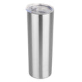 HASLE OUTFITTERS 20 oz Skinny Tumbler, Stainless Steel Insulated Slim Tumbler with Lid, Reusable Double Wall Travel Coffee Mug, Durable Powder Coated Travel Water Cup(Stainless Steel, 1)