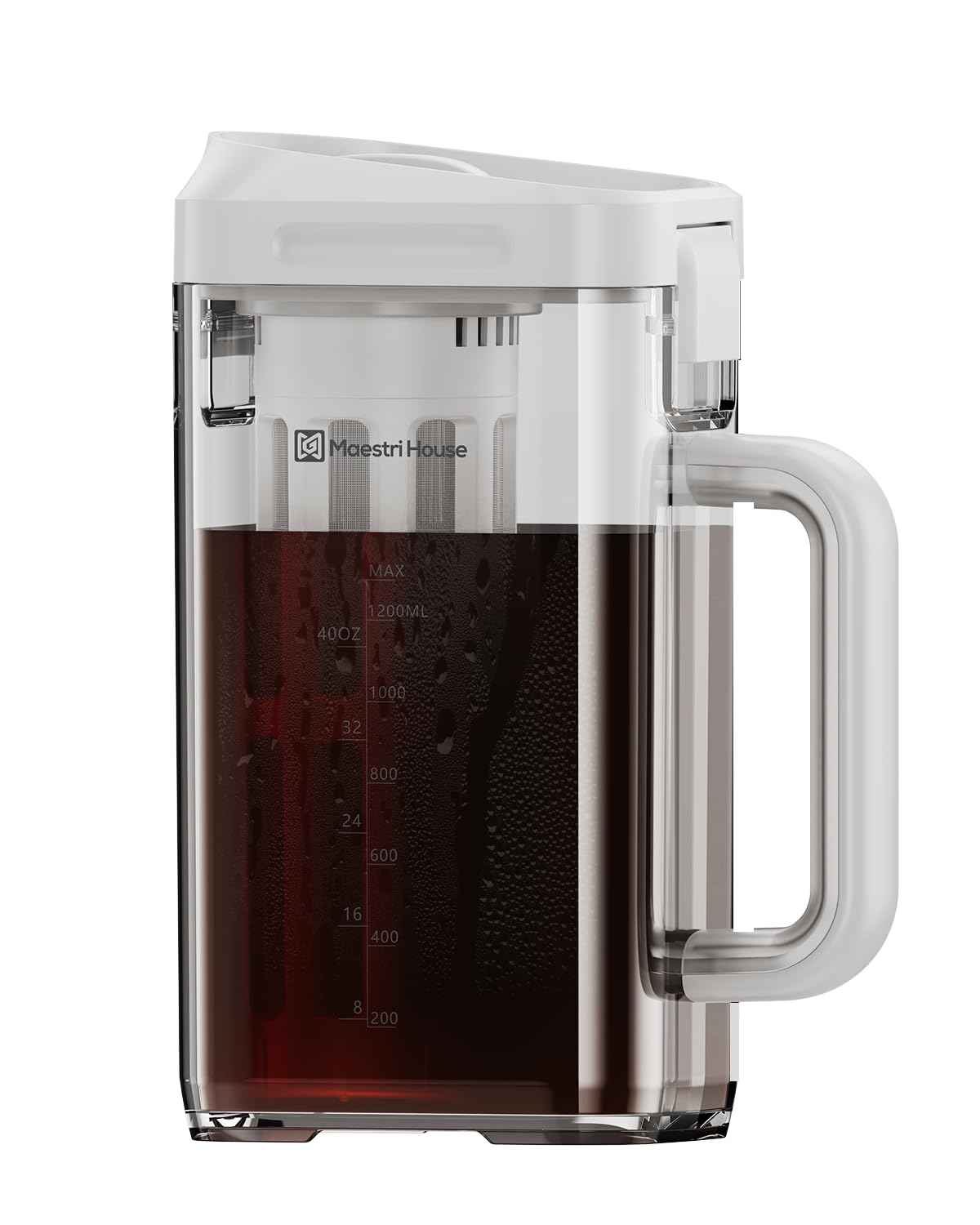 Maestri House Cold Brew Coffee Maker, 40oz BPA-Free Tritan Pitcher