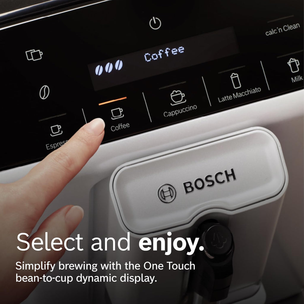 Bosch 300 Series Fully Auto Espresso Machine with Grinder and Steam Wand
