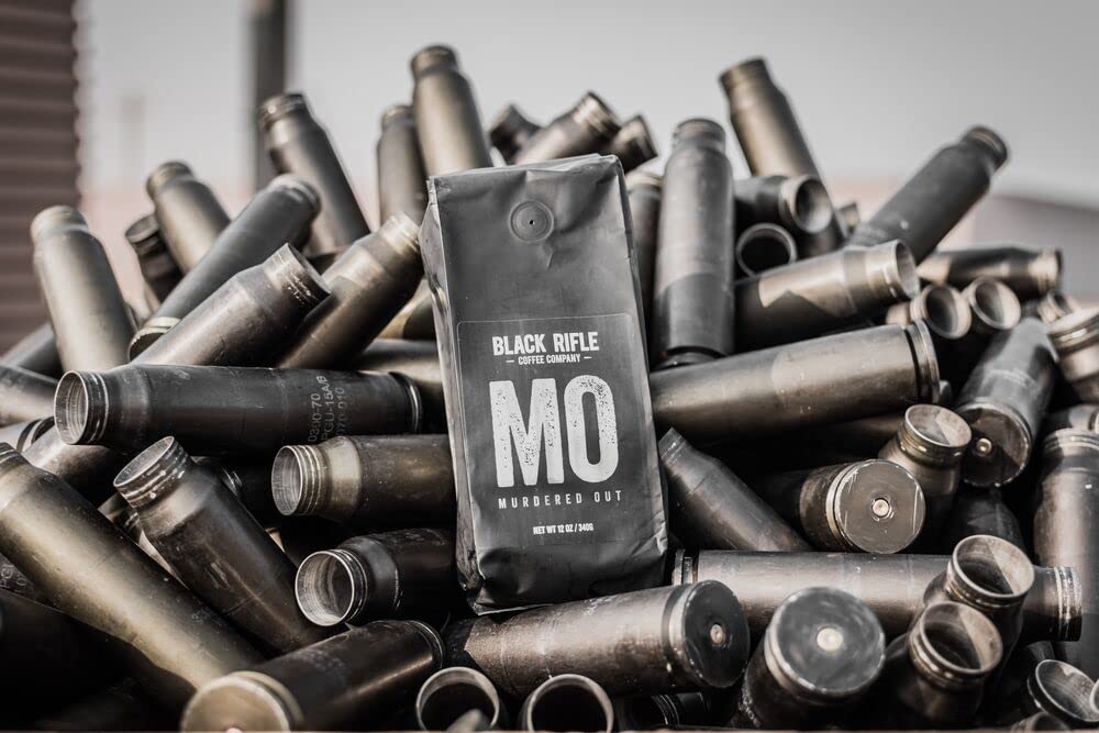 Black Rifle Coffee Company Murdered Out, Extra Dark Roast Ground Coffee, 12 OZ Bag