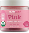 Nutricost Pink Plant Based Food Coloring From Organic Beet Root Powder (60 Servings) - Nutricolor Color Alternative For Food & Beverages