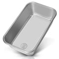 Ultra Cuisine Aluminum Loaf Pan for Baking Bread - 9.5x5 inch Loaf Pan, 1lb