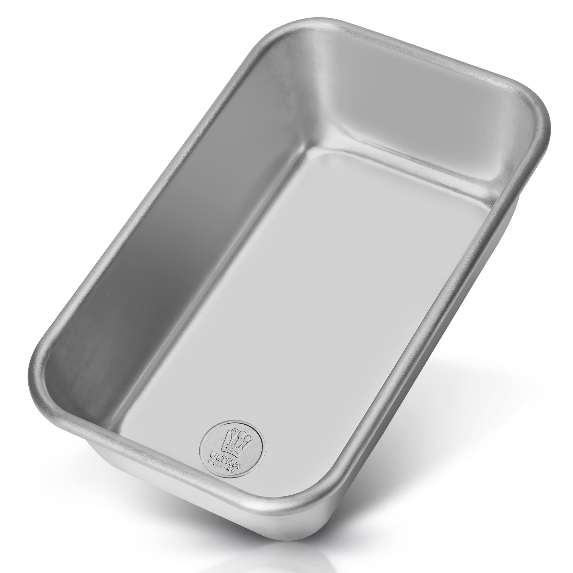 Ultra Cuisine Aluminum Loaf Pan for Baking Bread - 9.5x5 inch Loaf Pan, 1lb