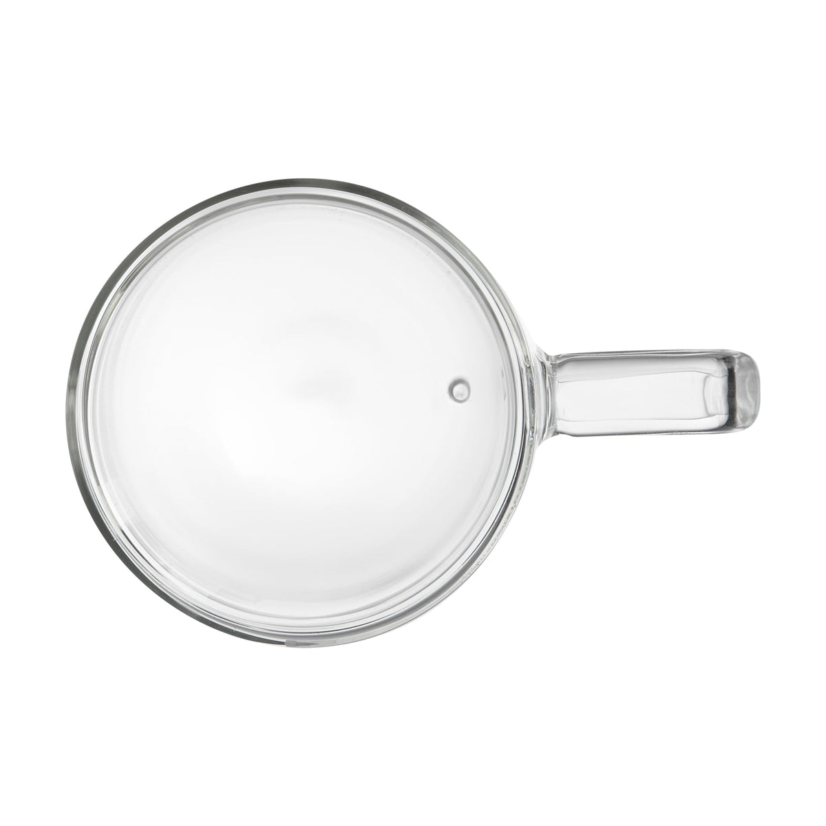 Restaurantware 10 oz Professional Glass Coffee Mug, 2 Pack