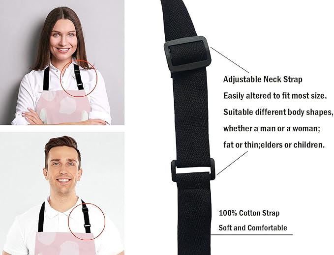 Llama with fun quote You are llamazing Bib Apron with Adjustable Neck for Men Women,Suitable for Home Kitchen Cooking Waitress Chef Grill Bistro Baking Apron