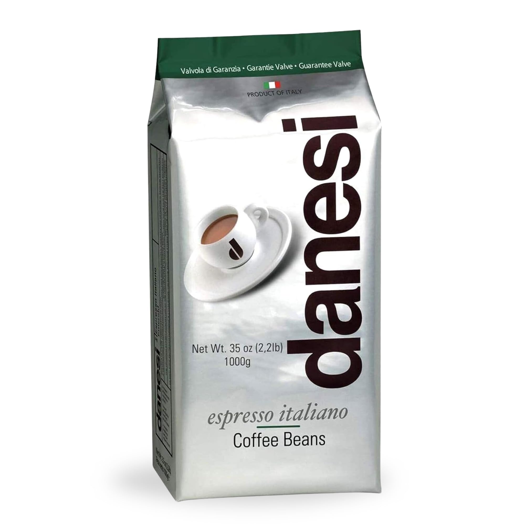 Danesi Caffe Emerald Whole Bean Coffee, Medium Roast (2.2 lb)