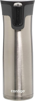 Contigo West Loop Stainless Steel Travel Mug with AUTOSEAL Lid, 24oz., Stainless Steel