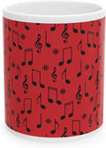 11 OZ Novelty Coffee Mugs - Christmas Gift (Music Theme)