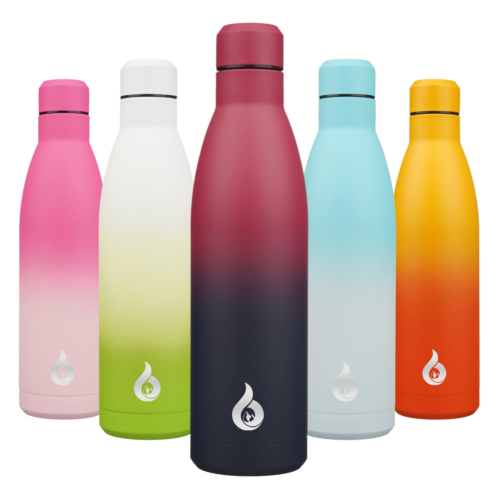 BJPKPK 25 oz Insulated Stainless Steel Water Bottle, Metal Sports Flask