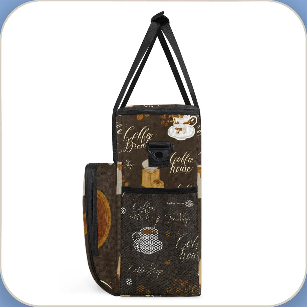 coffee sugar coffee beans Coffee Maker Carring Bag Travel Carrying Storage Tote Bag Compatible with Keurig K-Mini or K-Mini Plus Portable Single Serve Coffees Brewer Case with Pockets for K-cup Pods