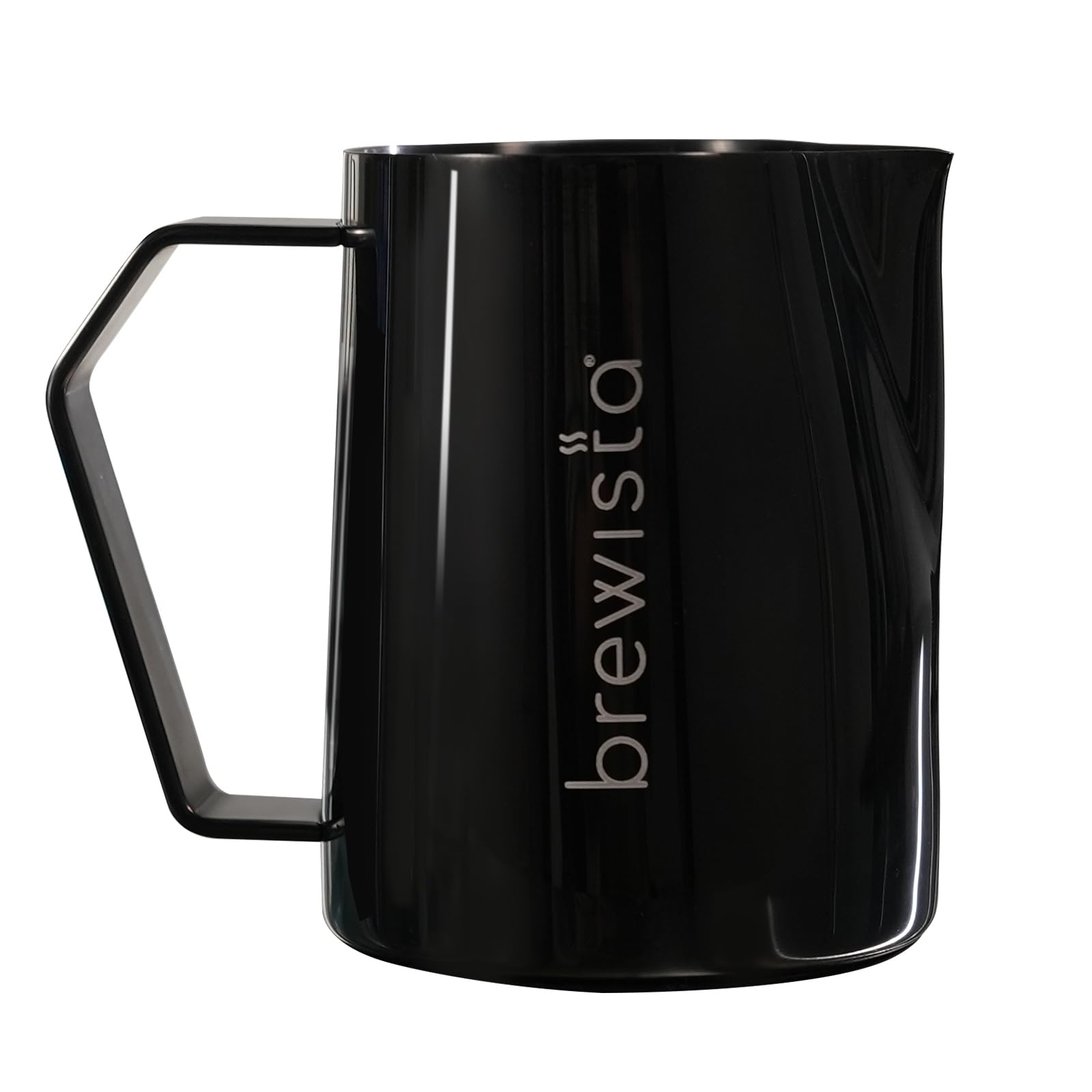 Brewista Precision Milk Frothing Pitcher, Steaming Jug, Coffee, Espresso Machine Accessories for Barista, Latte Art, Cappuccino, Stainless Steel Cup, 24 oz/720 ml, Matte Black