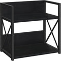 YINMIT Countertop Shelf Organizer,Coffee Bar Accessories,Spice Rack,Coffee Counter Shelf,2 Tier Coffee Organizer Station for Mugs,Cups,Cream,Syrup(Black, Medium)