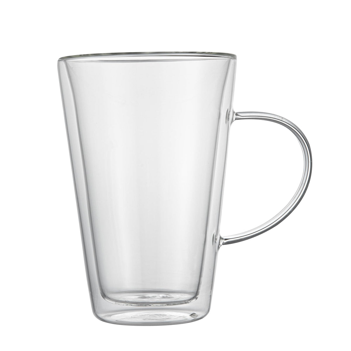 Restaurantware 14 oz Professional Glass Mug, 2 Pack