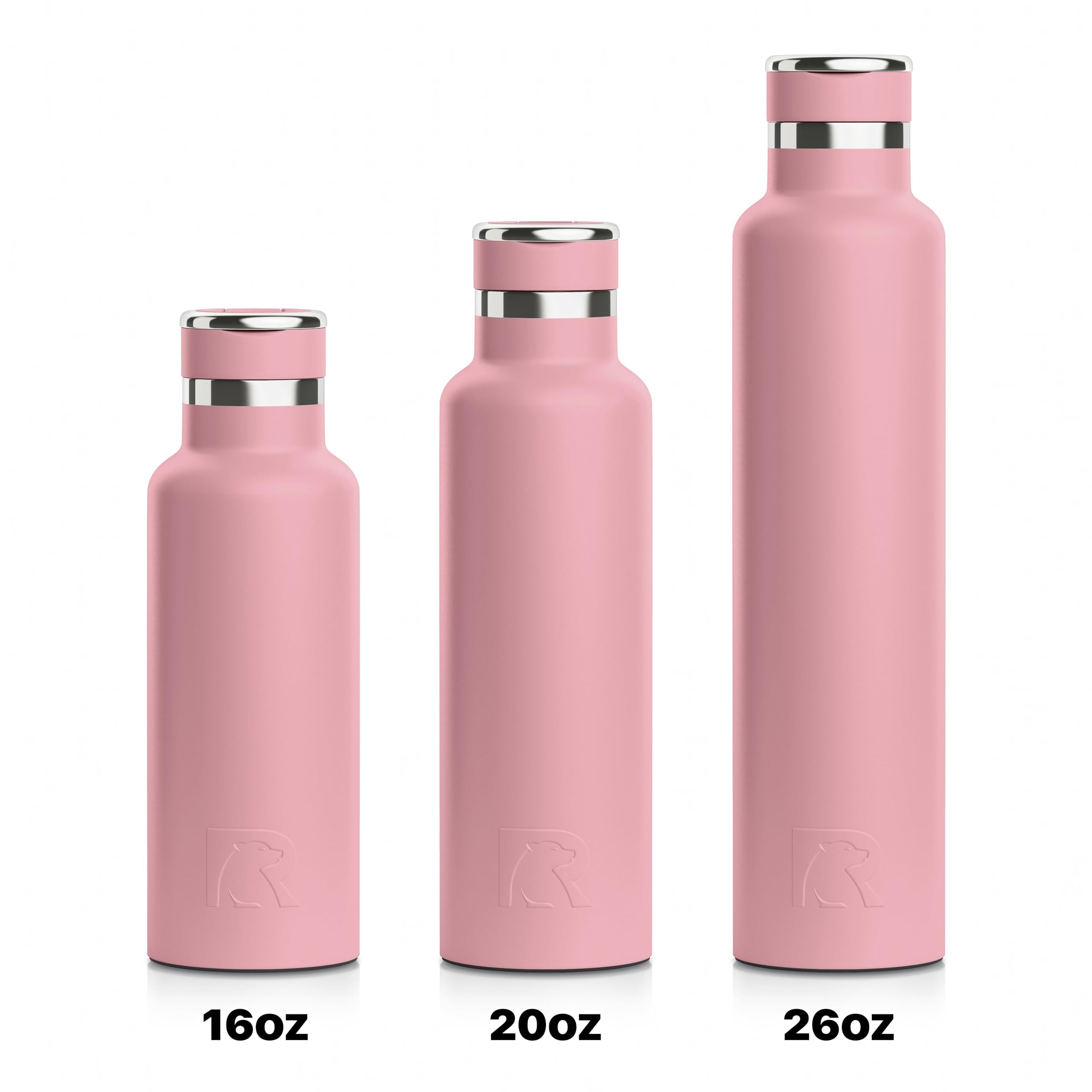 RTIC 26oz Journey Water Bottle, Ceramic Lined, Dusty Rose