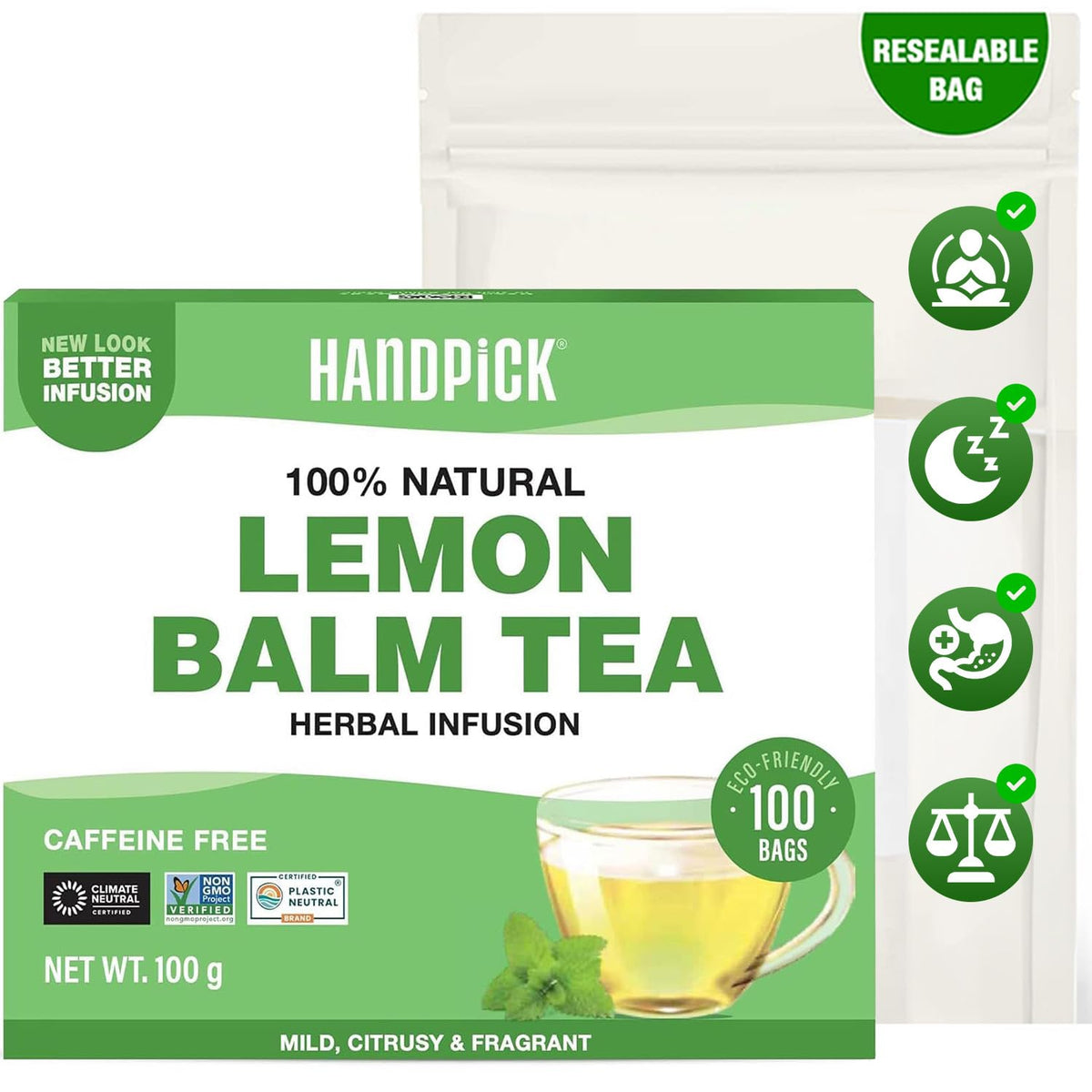 HANDPICK Fennel Tea (100 Teabags) Authentic Indian Origin Natural Grown