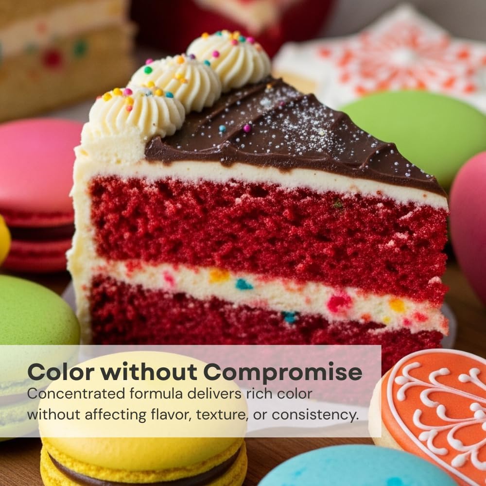 Chefmaster Yellow Dry Powder Candy Color | Vibrant Shades | Chocolate, Macarons, Fondant | Decorating | Professional-Grade Dye | Easy-to-Use | Manufactured in USA | 3 grams