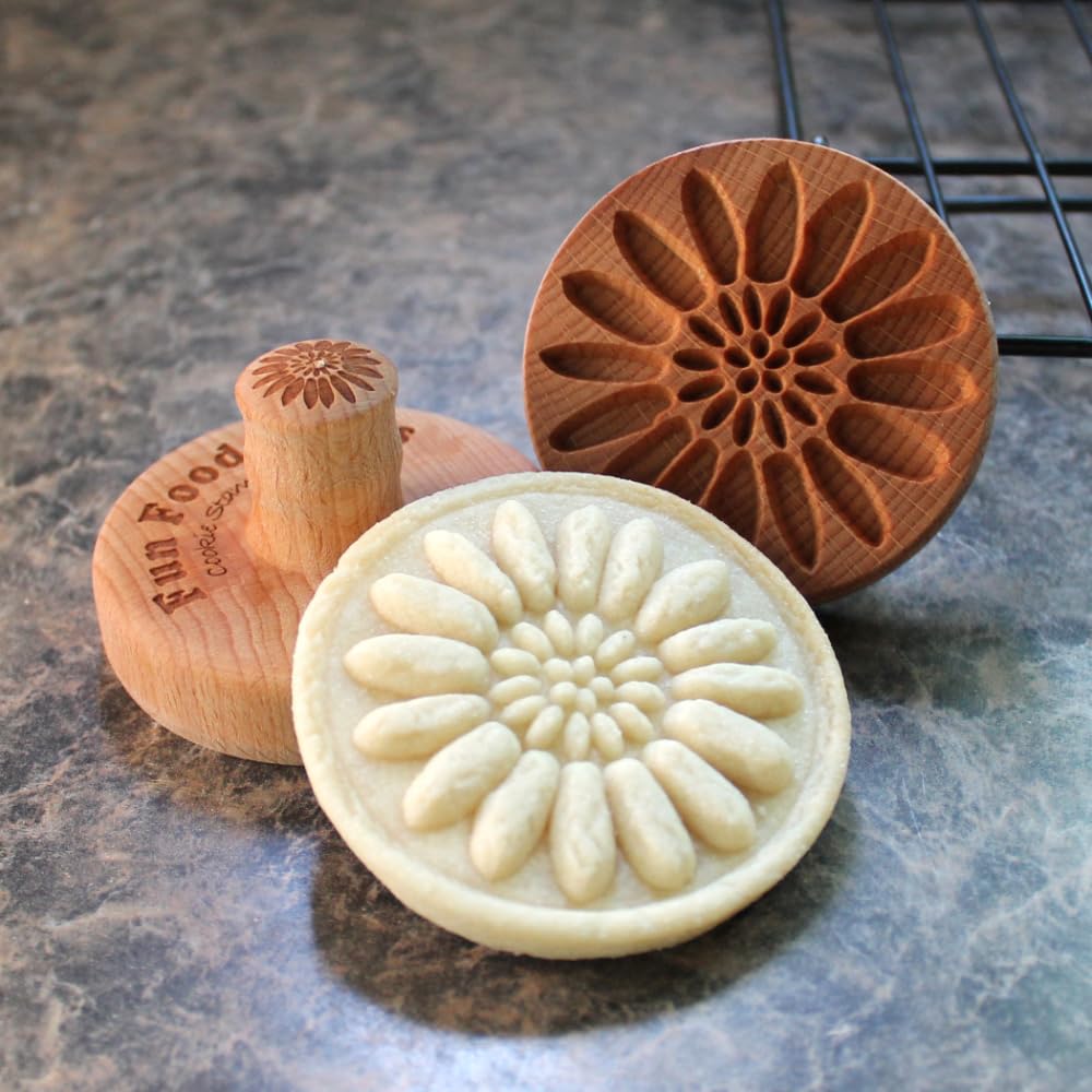 Fun Food Tools, Wood Cookie Stamp, 2.5 Inch (Chartres Cathedral CS-056)