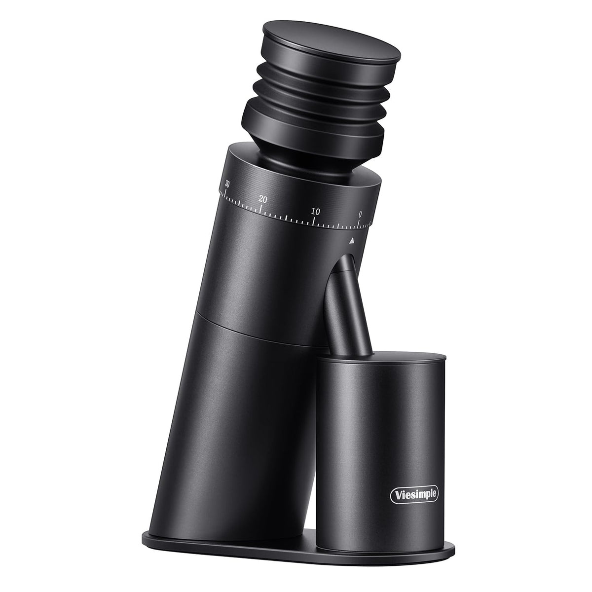 Viesimple Gen 4 Electric Burr Coffee Grinder, Single Dose, Espresso, Black