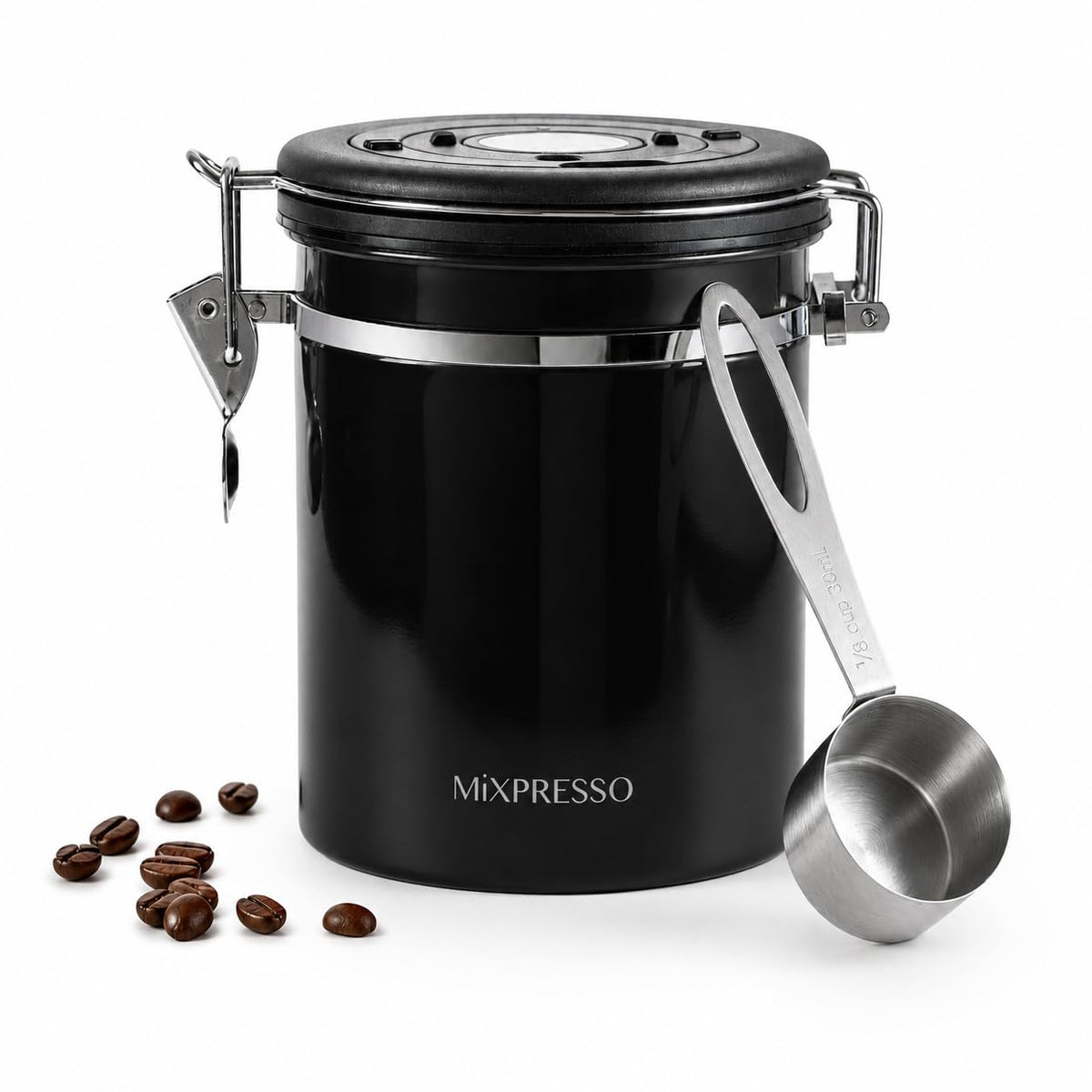 Mixpresso Coffee Canister, Airtight Coffee Bean Storage Container 16oz