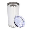 20oz Tumbler Stainless Steel Tumbler Coffee Tumbler with Lid White, 1P