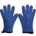 KITCHEN PERFECTION S Silicone Smoker BBQ Gloves - Heat Resistant Oven Mitts