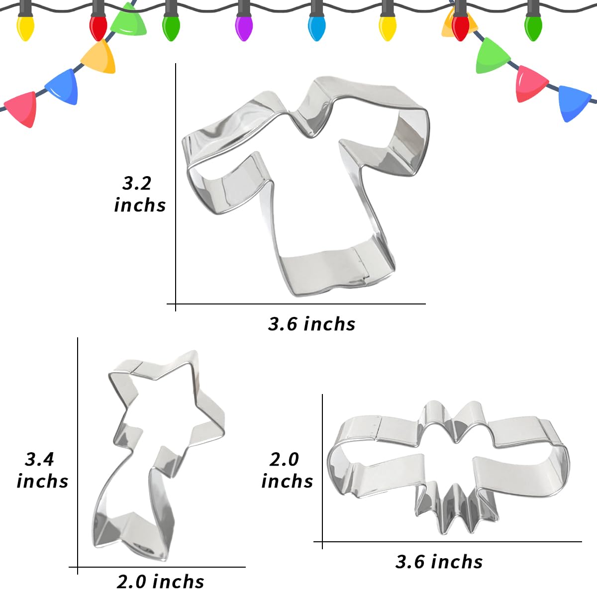 Kanehosi Graduation Cookie Cutters 6Pcs for Celebration Kitchen Baking