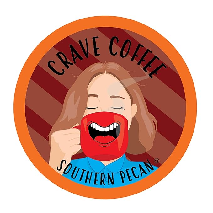 Crave Beverages Flavored Coffee Pods Sampler, Compatible with 2.0 K-Cup Brewers, Assorted Variety Pack