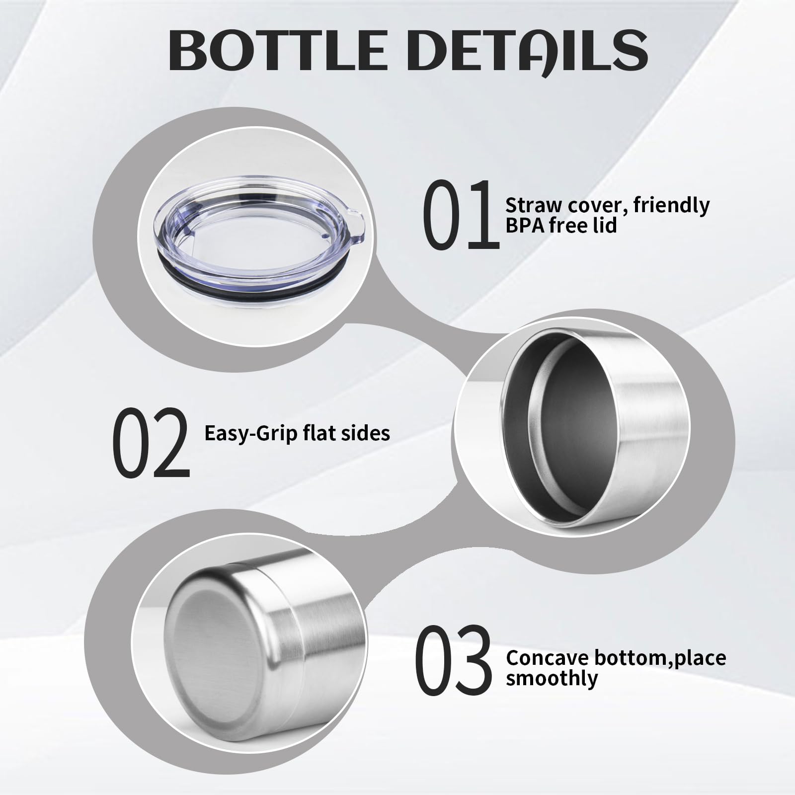 StarSpeed 20oz Stainless Steel Travel Coffee Tumbler,Silver