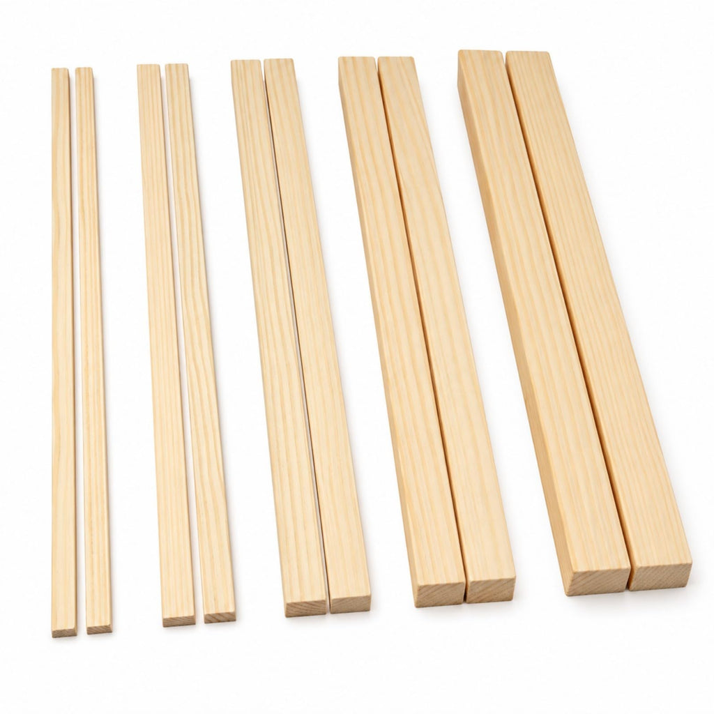 DIYOOHOMY 10 Pcs 17" L Rolling Pin Guides for Clay Dough