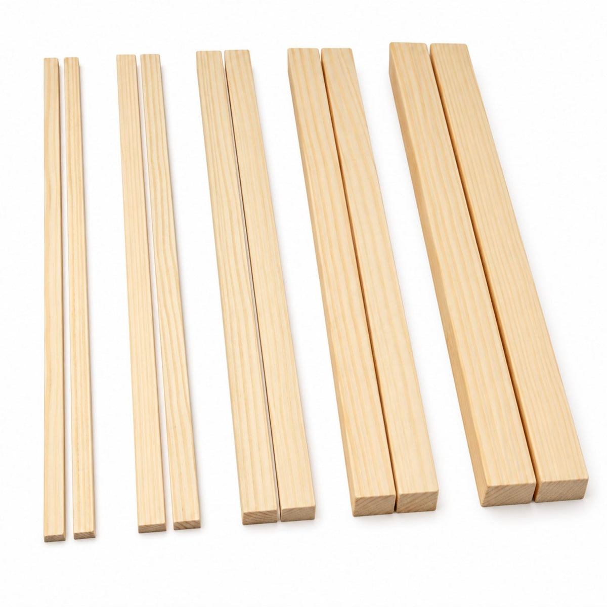 DIYOOHOMY 10 Pcs 17" L Rolling Pin Guides for Clay Dough