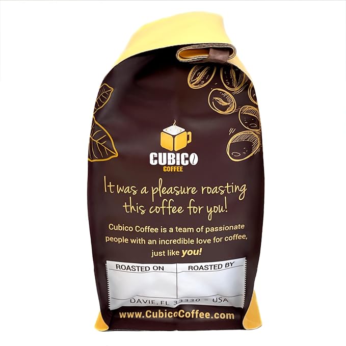 Cubico Coffee Medium Roast Papua New Guinea Kunjin Single Origin Coffee Pods, 10 Count, Compatible with Keurig K Cup Brewers