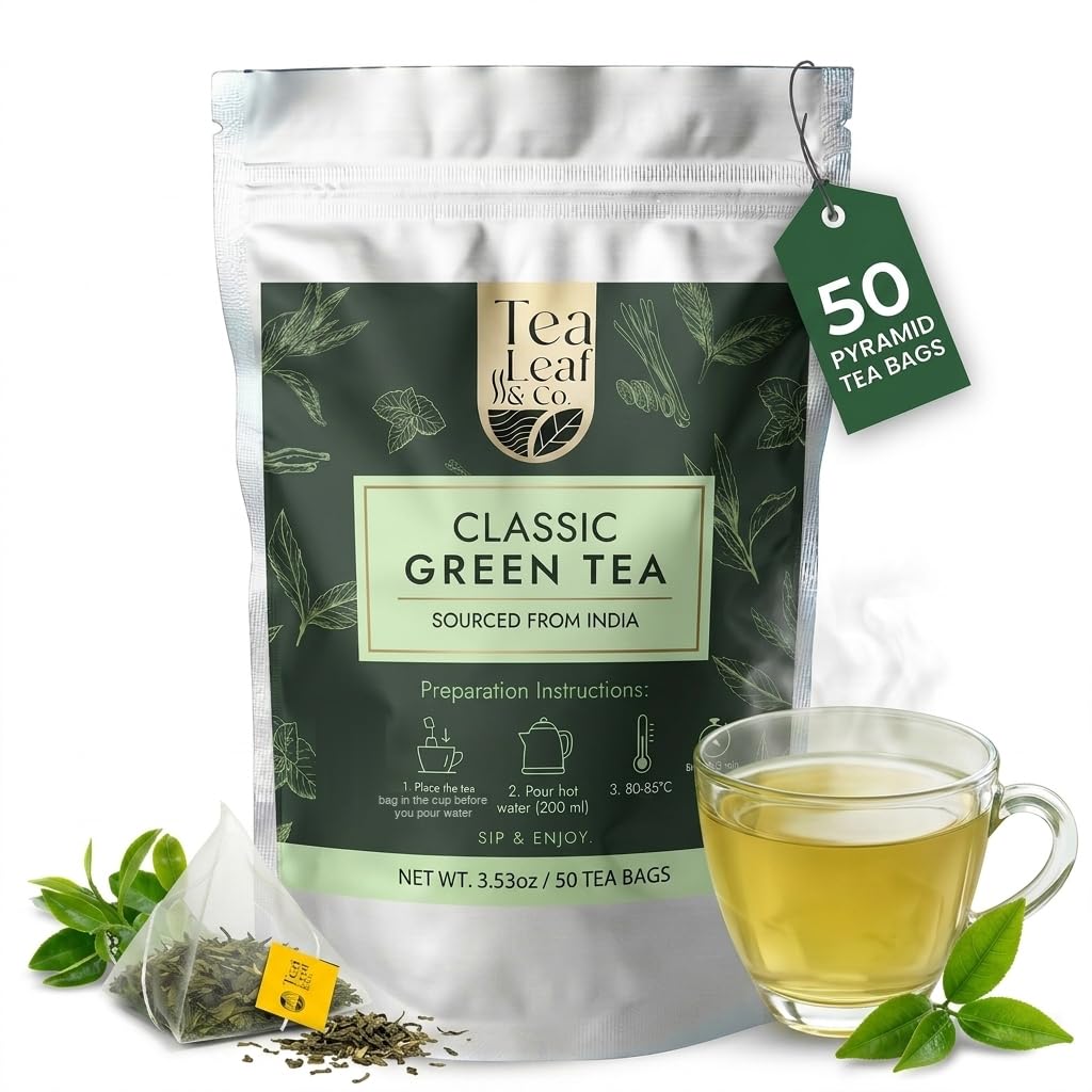 Sweet Hibiscus Cinnamon Green Tea (3.5oz), Natural Herbal Infusion, 50 Bags