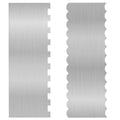 3 Pieces 8.7 Inche Stainless Steel Cake Scraper，Double Sided Patterned Edge Stripe Edge Smoother Scraper Cake Decorating，Cake Decorating Comb Cake Scraper (3, 3)