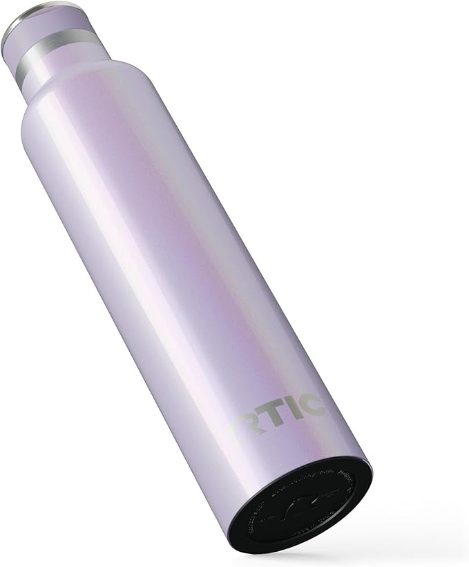 RTIC 26oz Journey Bottle Metal Stainless Steel Vacuum Insulated, BPA Free, Reusable, for Water, Hot and Cold Drinks, Travel, Sports, Camping, Lavender Glitter