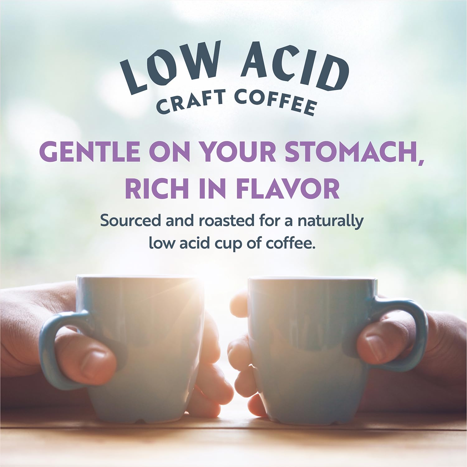 Clean Coffee Co. - Low Acid Medium Roast, Tested for Molds and Toxins, Costa Rica Blend, Notes of Milk Chocolate, Roasted Nuts, Toasted Malt (Whole Bean, 12 oz Bag)