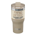 RTIC 20oz Essential Tumbler with Lid, Ceramic Lined, Beach